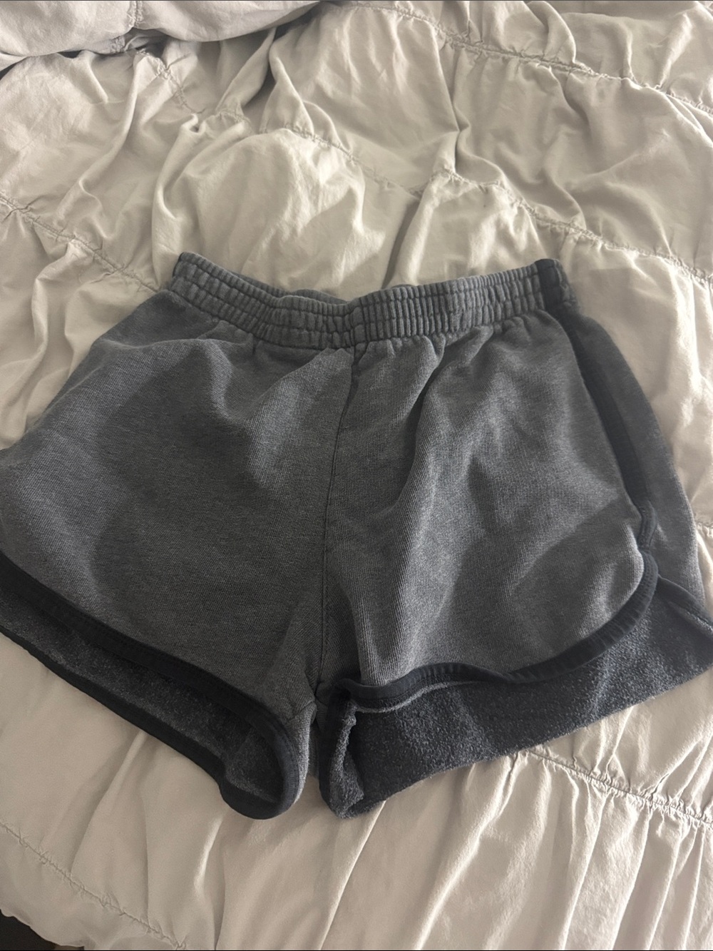 Brandy Melville Women’s Gray Elastic-Waist Shorts